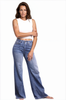 The Esme by Ava Lane High-Rise Tummy Control Wide Leg Denim Three Lengths