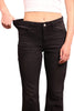 The Gwen from Lovervet Mid-Rise Tummy Control Flare Black Denim Three Lengths