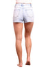 The Lennie by Ava Lane High-Rise Tummy Control Distressed Denim Shorts Two Lengths