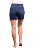 High-Rise Tummy Control Denim Shorts
