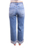 The Kiara from Lovervet Super High-Rise Wide Leg Cuff Denim