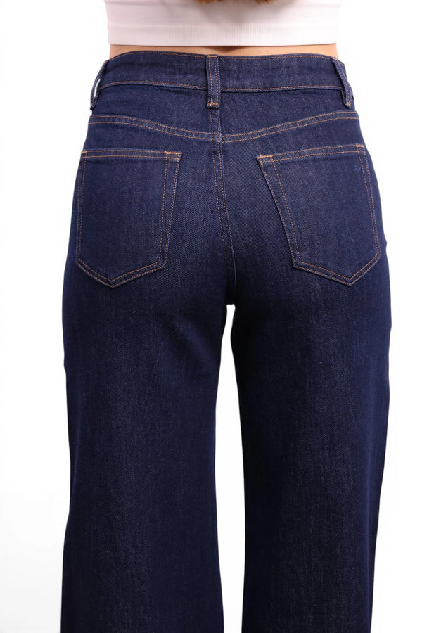 High-Rise Tummy Control Straight Leg Jeans