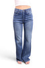 High-Rise Tummy Control Flare Leg Jeans