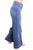 High-Rise Tummy Control Extreme Wide Leg Jeans - Three Inseams