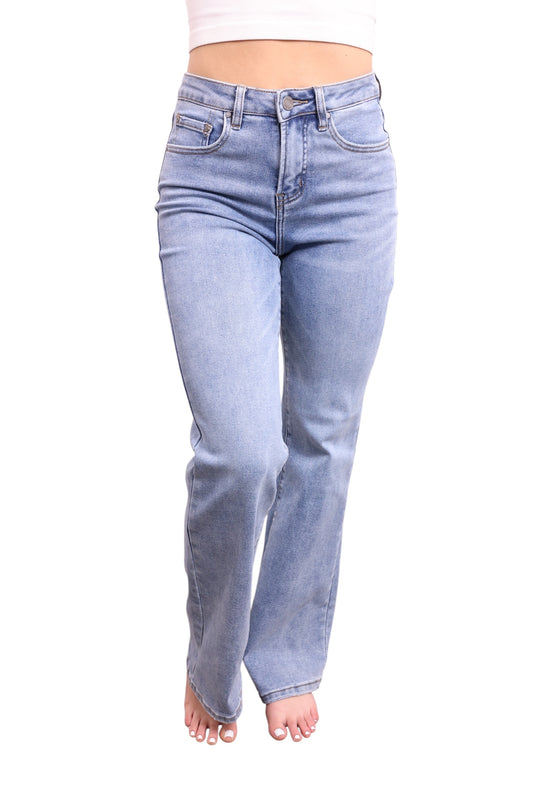The Tilly by Ava Lane High-Rise Tummy Control Relaxed Flare Denim Three Lengths