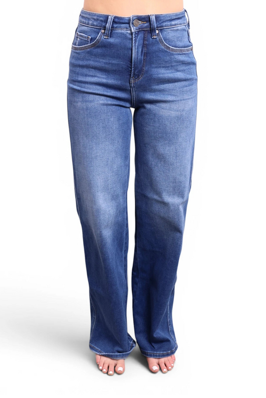 The Carson High-Rise Tummy Control Vintage Wide Leg Jeans