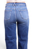High-Rise Tummy Control Vintage Wide Leg Jeans
