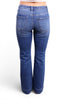 The Georgia Mid-Rise Tummy Control Vintage Blue Bootcut Jeans