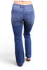 The Georgia Mid-Rise Tummy Control Vintage Blue Bootcut Jeans
