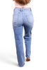 The Vinny High-Rise Tummy Control Vintage Light Blue Wide Leg Jeans