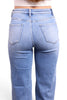 High-Rise Tummy Control Vintage Light Blue Wide Leg Jeans