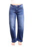 The Darcy Mid-Rise Tummy Control Barrel Jeans