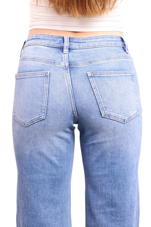 The Steph Mid-Rise Tummy Control Vintage Straight Leg Jeans