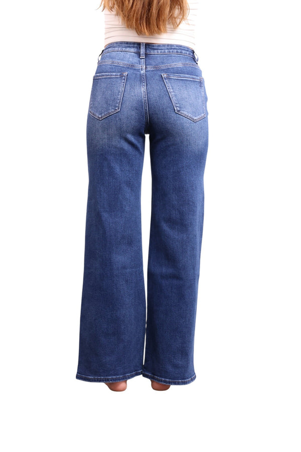 The Brenda High-Rise Tummy Control Wide Leg Jeans