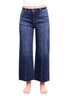 The Raya High-Rise Tummy Control Raw Hem Wide Leg Jeans