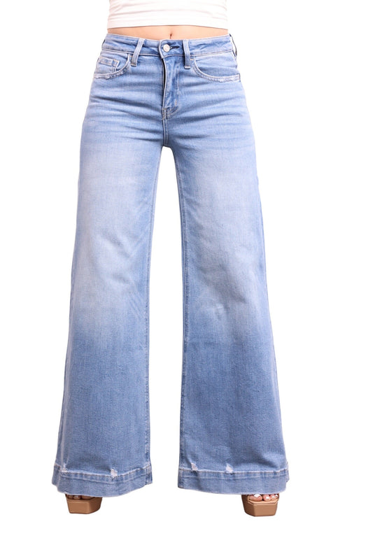 The Adrian High-Rise Wide Leg Denim - Three Inseams