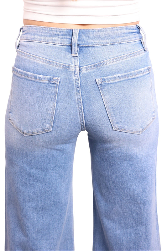 The Adrian High-Rise Wide Leg Denim - Three Inseams