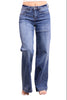 The Scarlet High-Rise Tummy Control Wide Leg Front Seam Denim - Three Inseams *FINAL SALE*