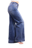 The Scarlet High-Rise Tummy Control Wide Leg Front Seam Denim - Three Inseams *FINAL SALE*