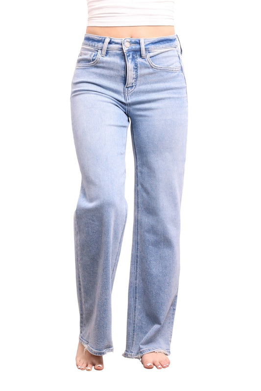 The Felicity High-Rise Tummy Control Wide Leg Denim - Three Inseams