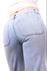 The Annie High-Rise Tummy Control Cropped Raw Hem Wide Leg Jeans