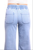 The May High-Rise Elastic Waist Wide Leg Jeans
