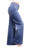 The Lila High-Rise Tummy Control Wide Leg Angled Seam Jeans - Three Inseams *FINAL SALE*