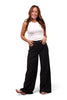 The Rae High-Rise Tummy Control Wide Leg Jeans - Three Inseams (Dark Charcoal)