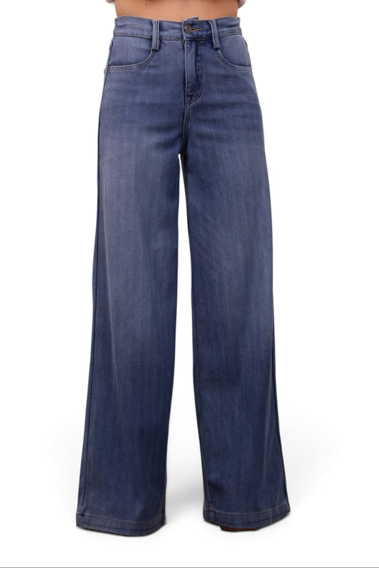The Rae High-Rise Tummy Control Wide Leg Jeans - Three Inseams