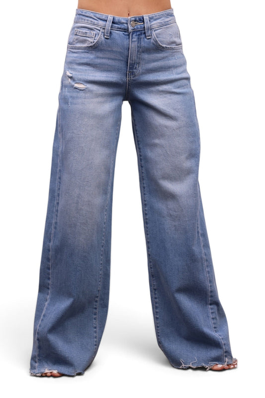 The Nikki High-Rise Extreme Wide Leg Denim