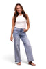 The Becky Mid-Rise Tummy Control Straight Leg Jeans