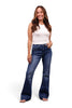 The Georgia Mid-Rise Tummy Control Vintage Blue Bootcut Jeans