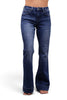 The Georgia Mid-Rise Tummy Control Vintage Blue Bootcut Jeans