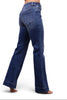 The Georgia Mid-Rise Tummy Control Vintage Blue Bootcut Jeans