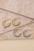 B.b Lila Simple Staple Hoops