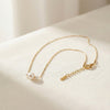 Pearl Trio Necklace in Gold