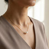 Pearl Trio Necklace in Gold