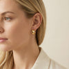 Petite Bold Hoop Earrings in Gold