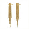 Tassel Drop Earrings in Gold