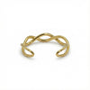Twist Cuff Bracelet in Gold