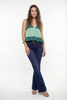 The Gwen from Lovervet *Three Length* Mid-Rise Tummy Control Flare Denim