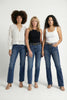 The Rachel by Lovervet High-Rise Tummy Control Bootcut Denim Three Lengths