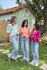The Kallie by Ava Lane High-Rise Tummy Control Wide Leg Denim Three Lengths