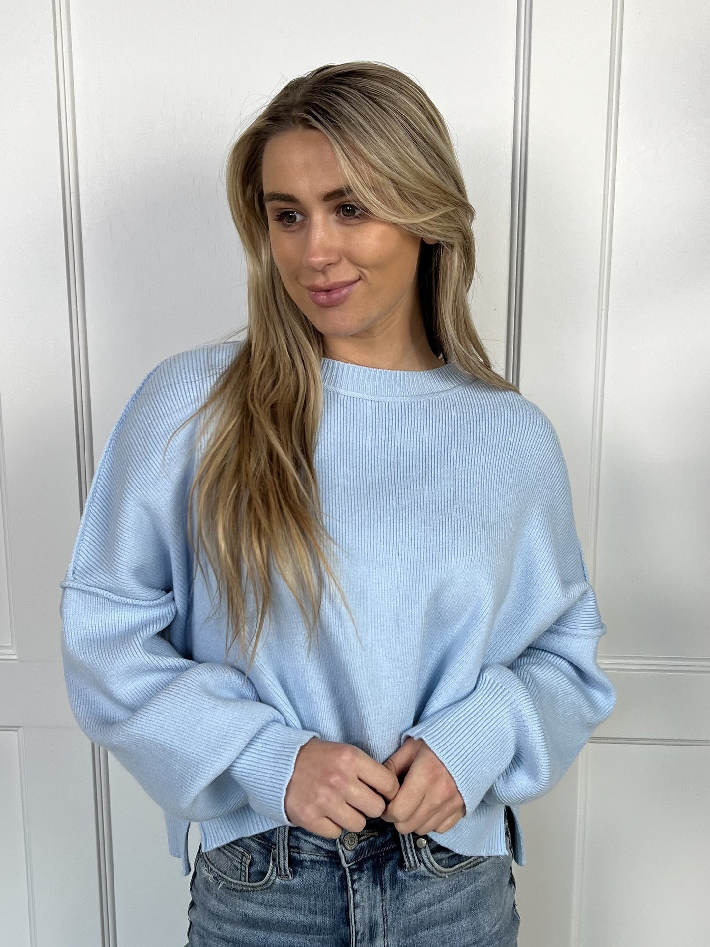 Cuddly Classic Cropped Sweater