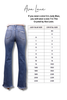 The Crystal High-Rise Tummy Control Distressed Flare Leg Jeans