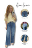 The Esme by Ava Lane High-Rise Tummy Control Wide Leg Denim Three Lengths