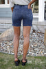 Judy Blue We Don't Have To Go Out Mid-Rise Denim Shorts