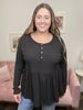 Super Fine Women's Baby Doll Long Sleeve Top * Final Sale*