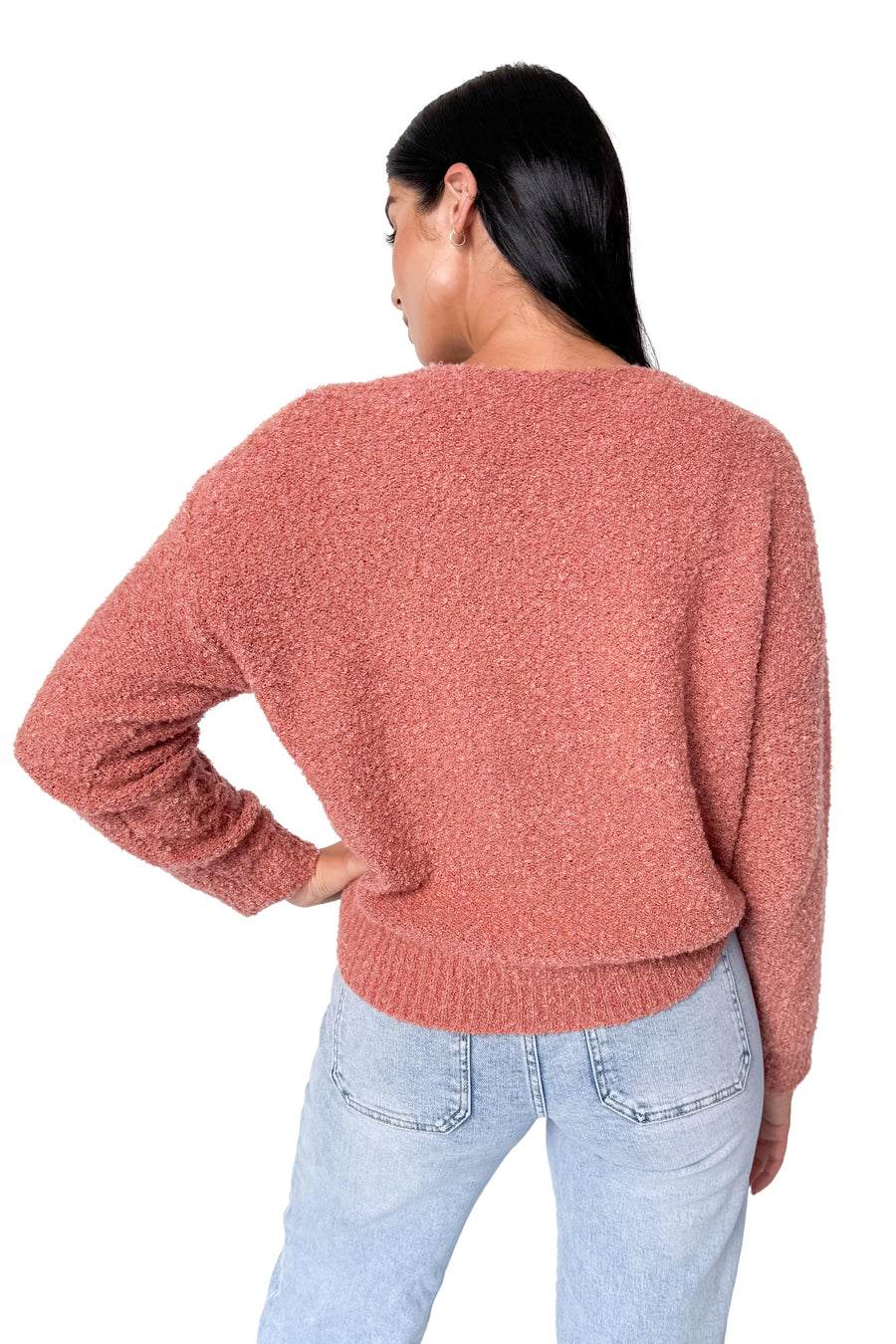 ALB Custom Women's V-Neck Floral Sweater – Ava Lane Boutique