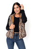 ALB Custom Leopard Zip Up Puffer Vest